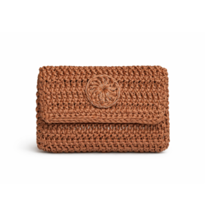 Raffia Leather Wallet