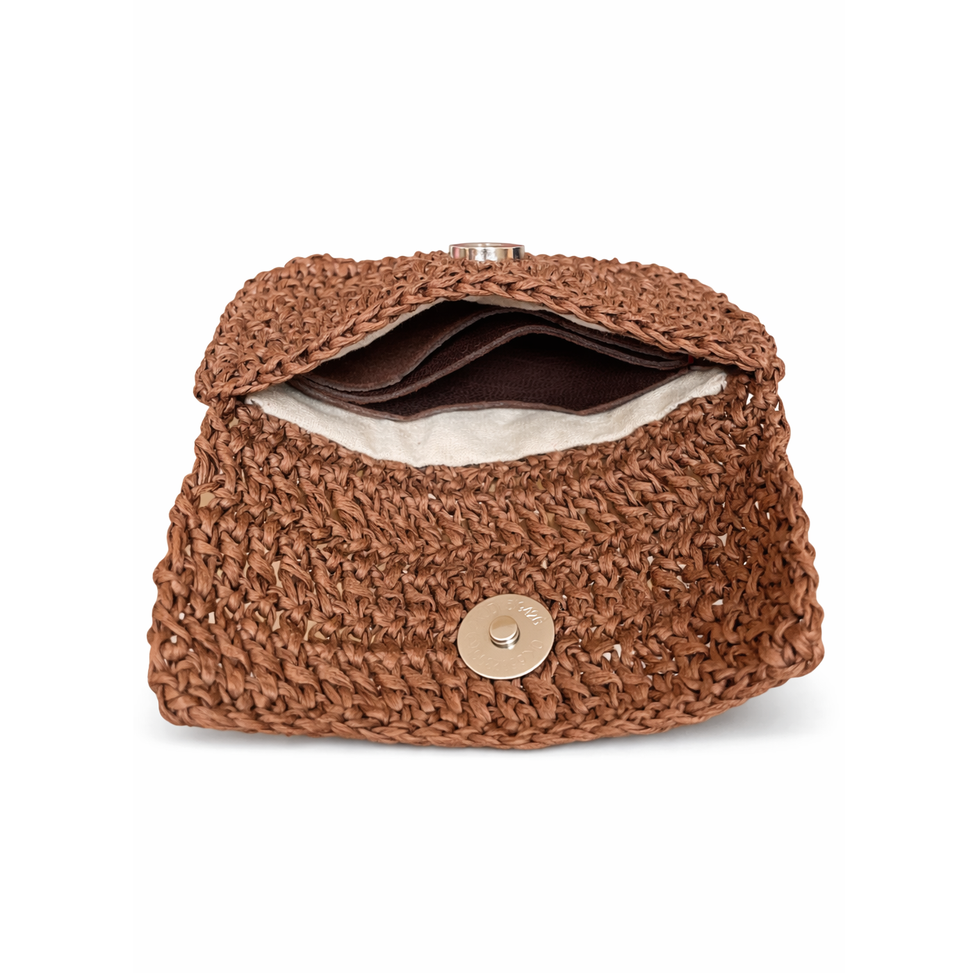 Raffia Leather Wallet – Image 3